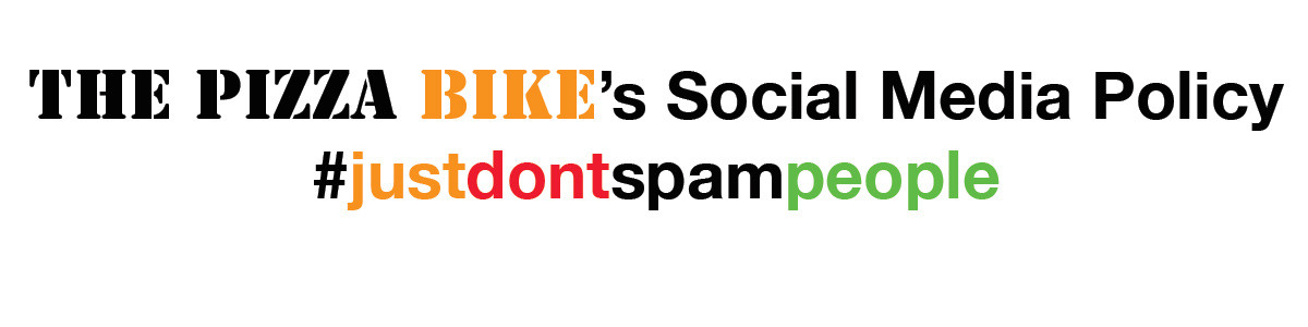 ThePizzaBike Social media Policy